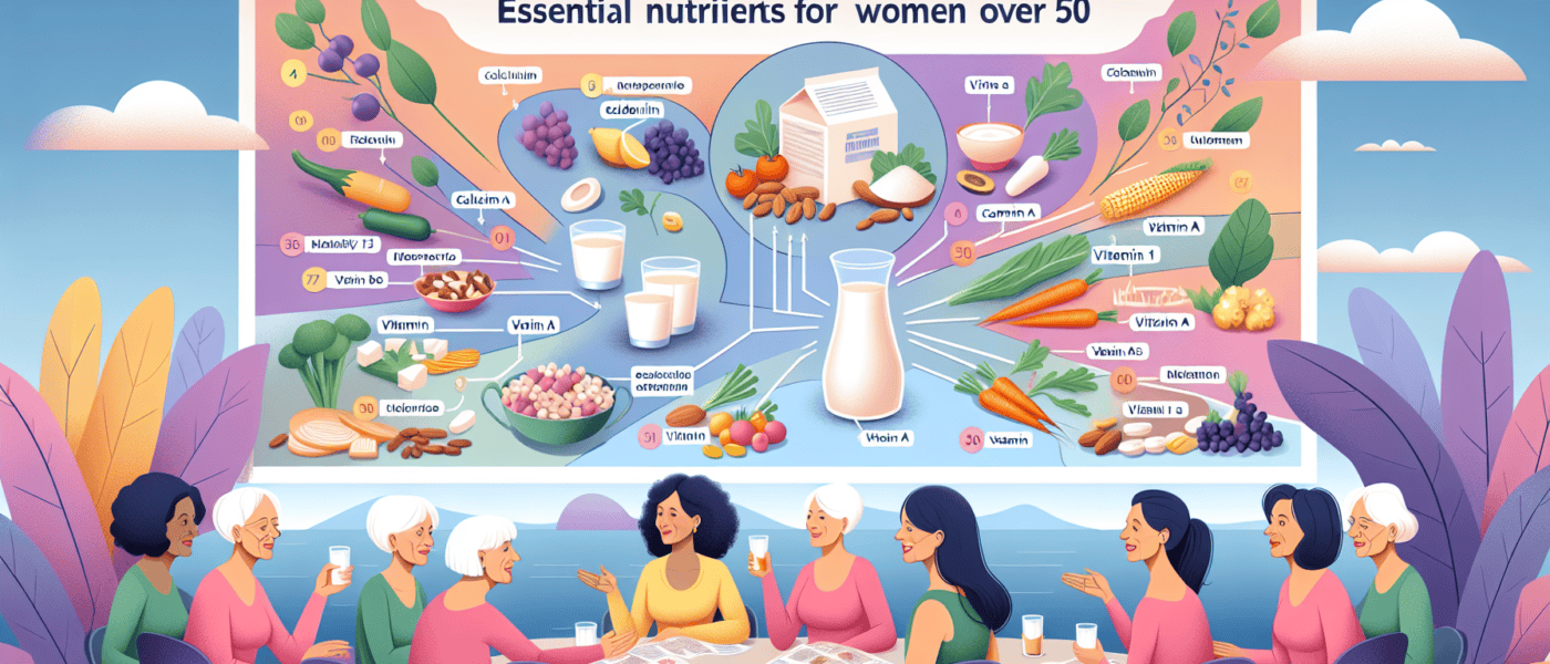 Essential Nutrients for Women Over 50: A Guide to Healthy Aging
